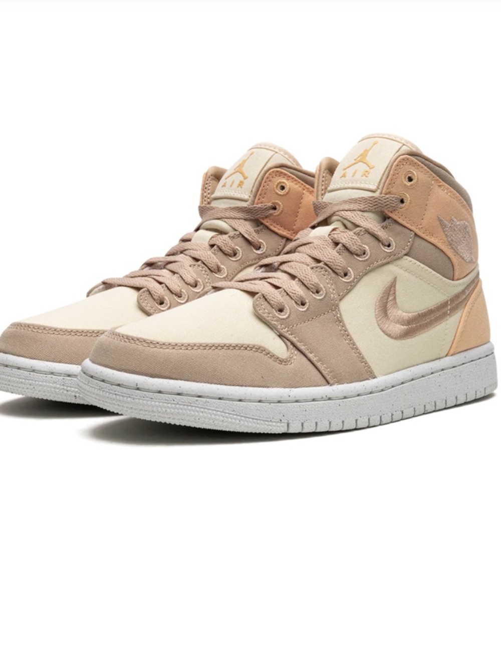 Jordan WMNS Air Jordan 1 Mid SE Muslin/Desert/Celestial Gold